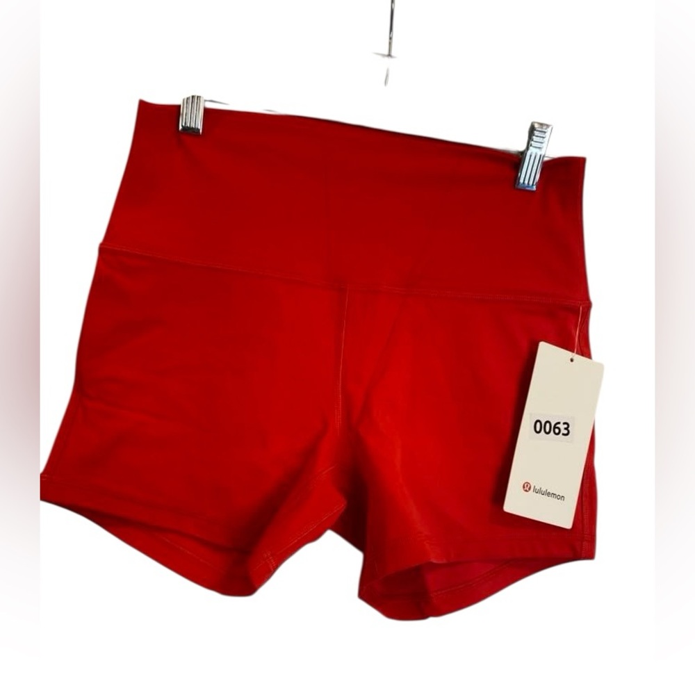 lululemon athletica Red Athletic Shorts
